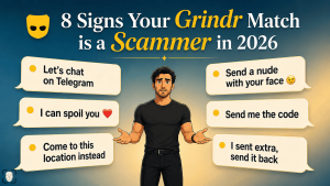 8 sinais de que o seu match no Grindr é um burlão