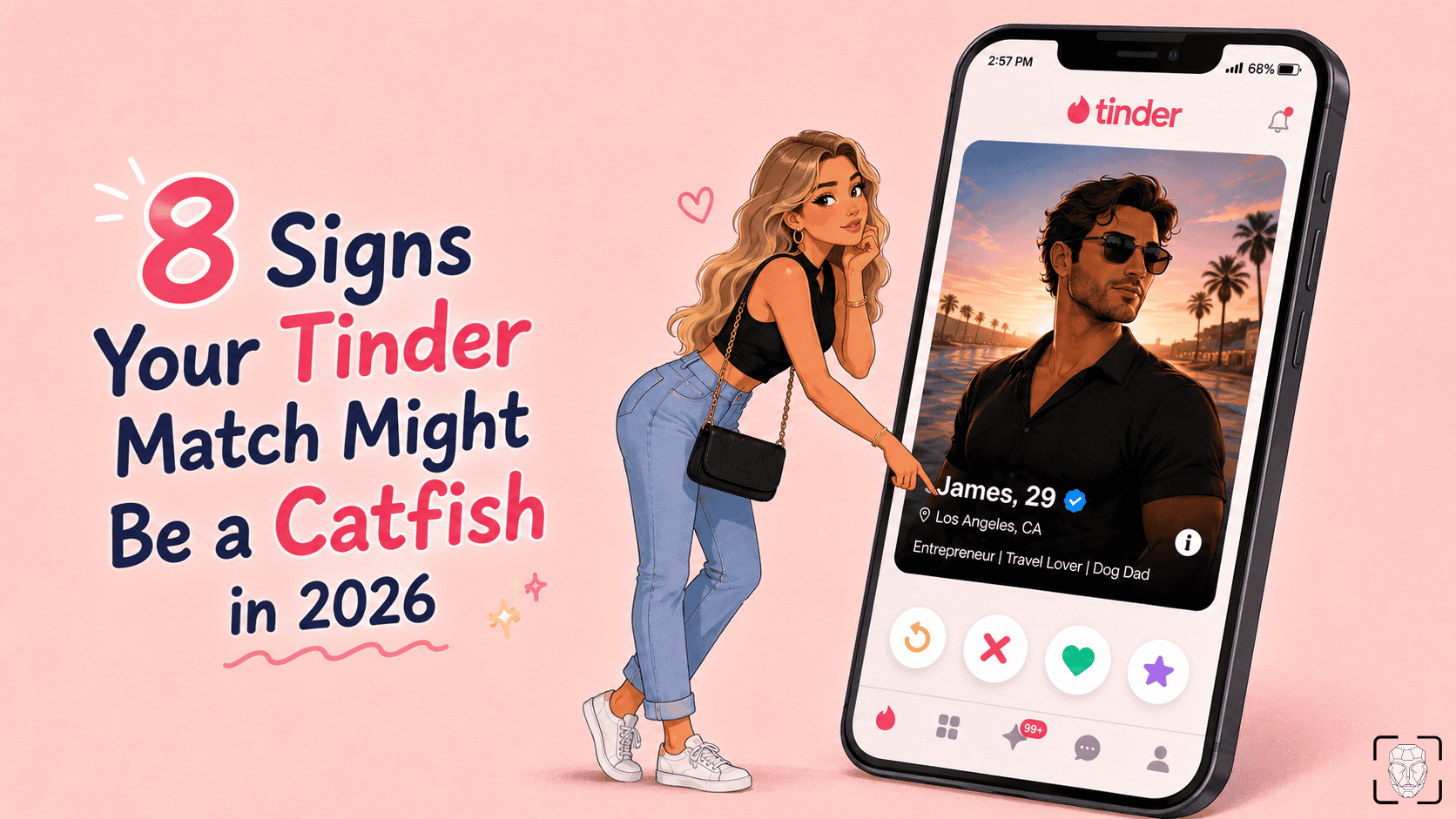 8 Anzeichen, dass dein Tinder-Match im Jahr 2026 ein Catfish sein könnte