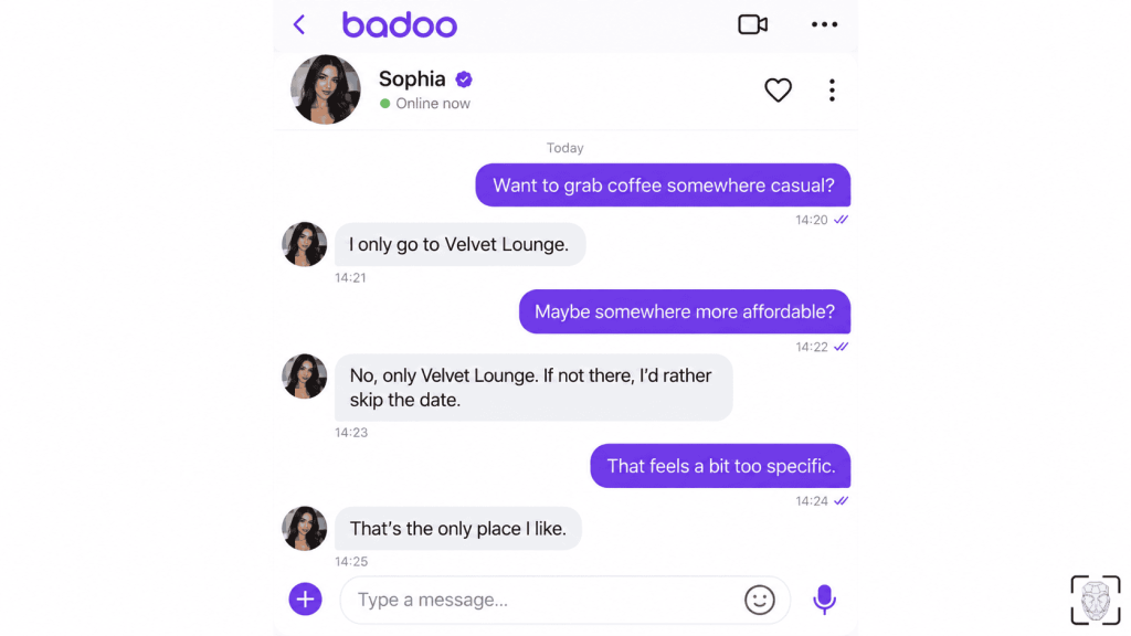 Badoo-Match vereinbart Dates in bestimmten, teuren Restaurants