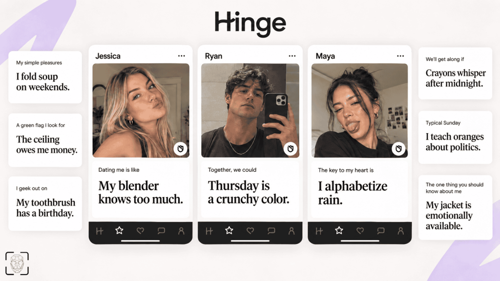 nonrelated answers to hinge prompts