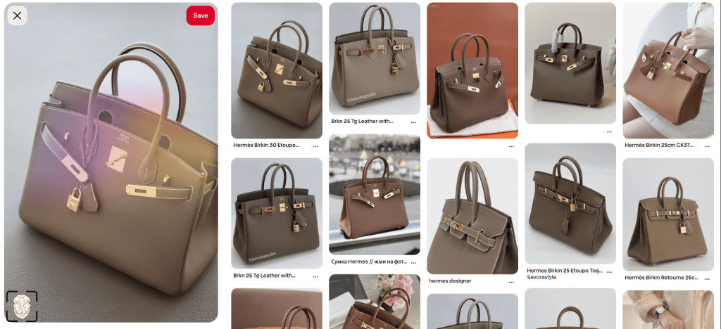 Pinterest results