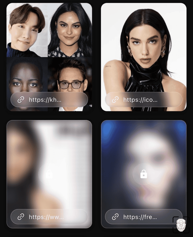 Face Search AI results